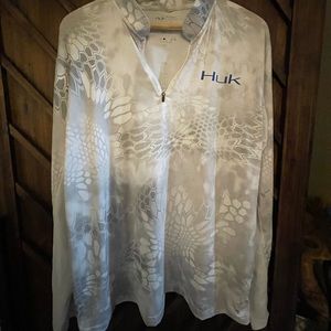 Huk fishing shirt half zip